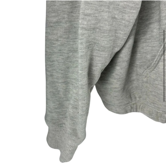 Lou & Grey Women's Gray Hoodie Medium Casual Drawstring Pullover - Picture 8 of 11